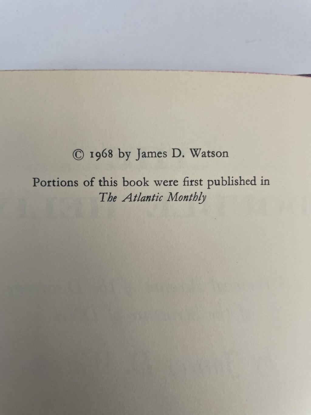 james d watson the double helix signed 3