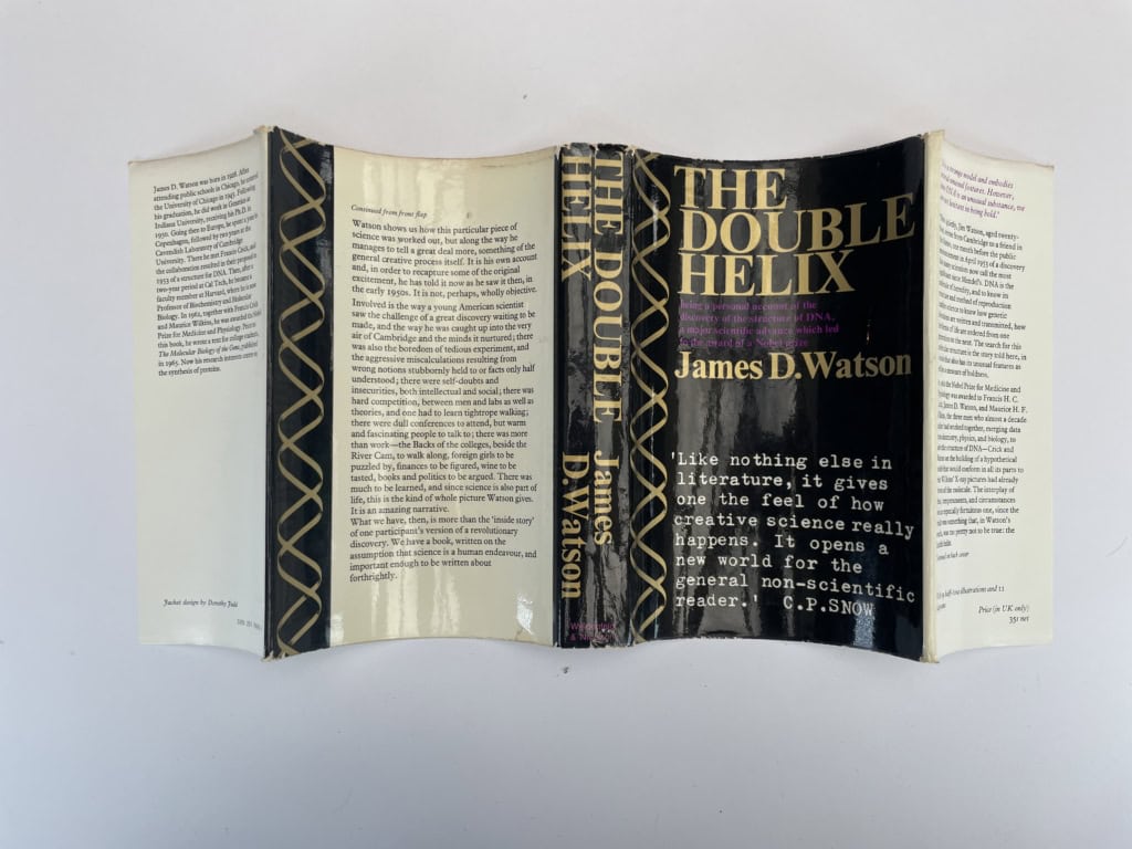 james d watson the double helix signed 5