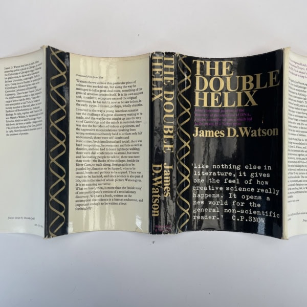 james d watson the double helix signed 5