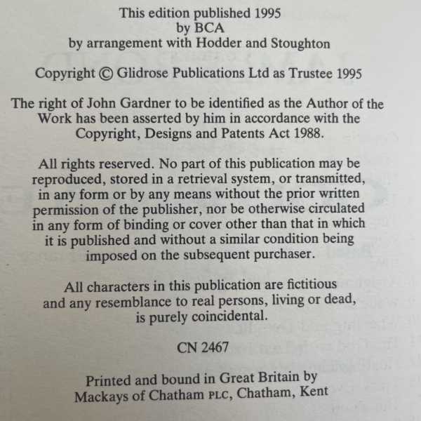 john gardner goldeneye BCA first2