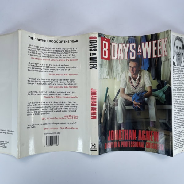 jonathan agnew 8 days a week signed first5