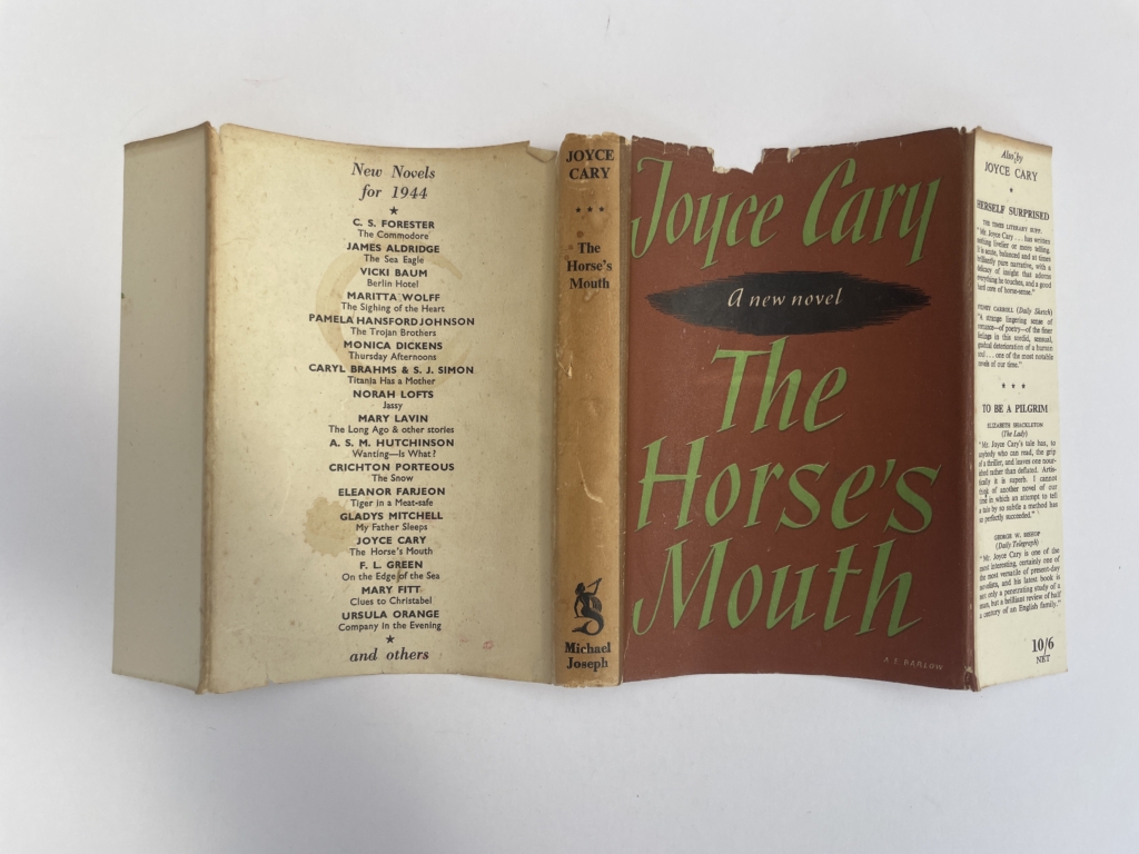 joyce cary the horses mouth first 4