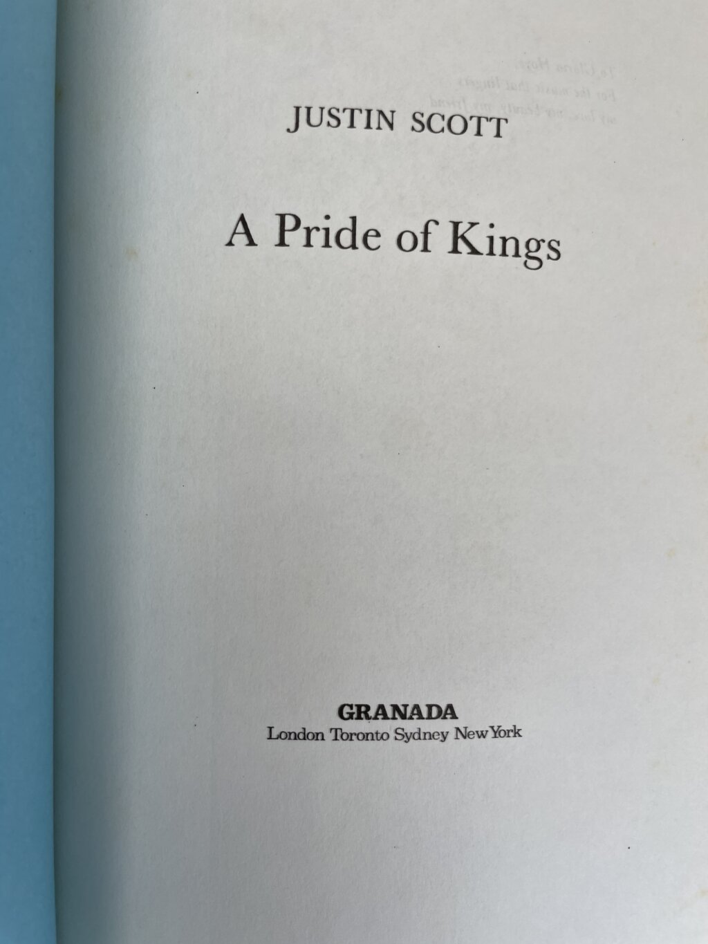 justin scott a pride of kings proof2