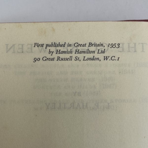 lp hartley the go between first edi 2