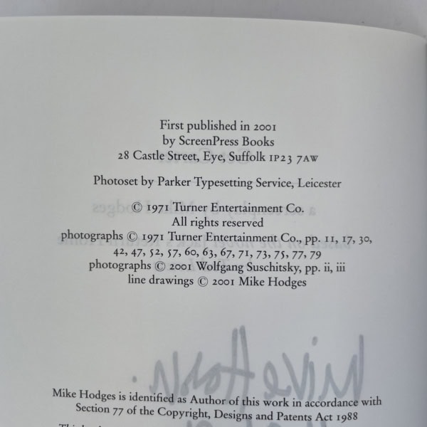 mike hodges get carter signed 3