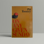 pat toomay on any given sunday signed first ed1
