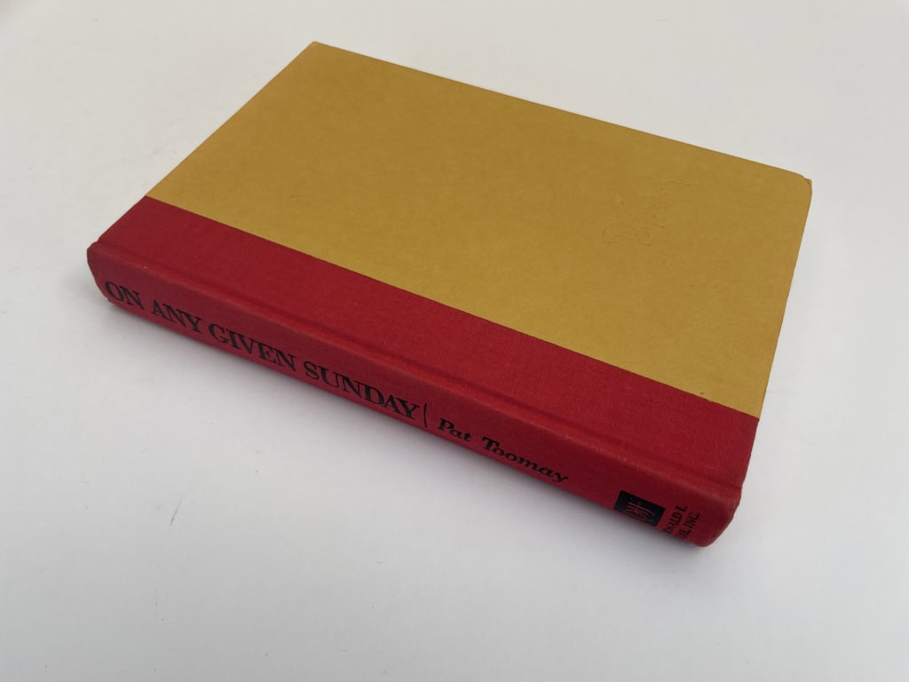 pat toomay on any given sunday signed first ed4