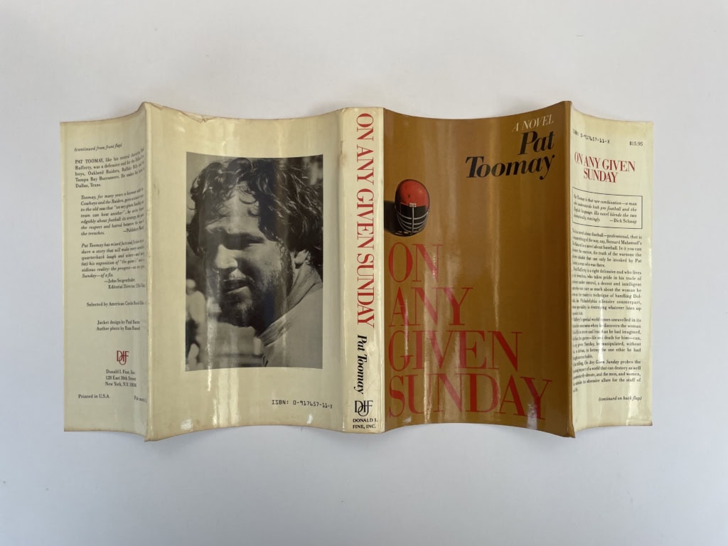 pat toomay on any given sunday signed first ed5