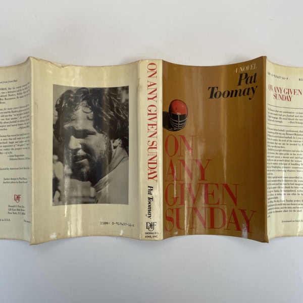pat toomay on any given sunday signed first ed5