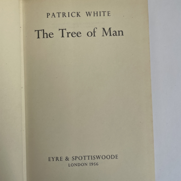 patrick white the tree of man first edition2
