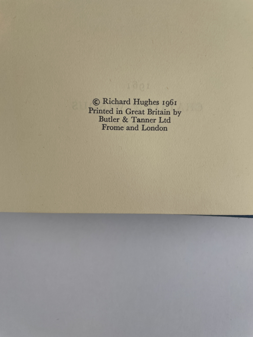 richard hughes the fox in the attic first ed2