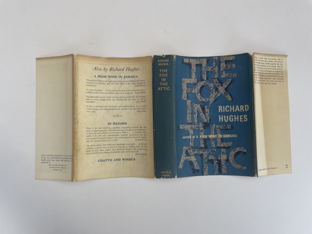 richard hughes the fox in the attic first ed4