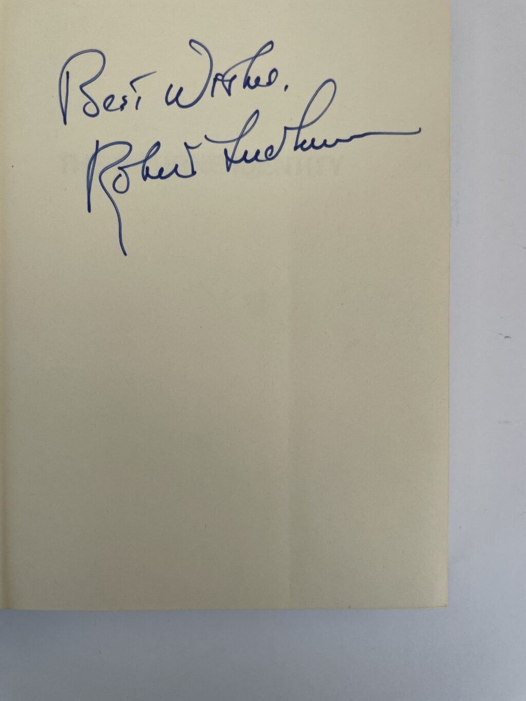 robert ludlum the bourne identity signed first 2