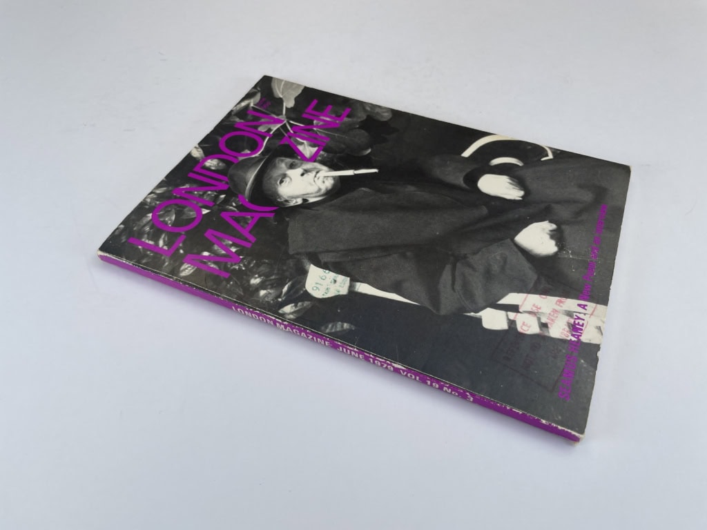 seamus heaney london magazine first4