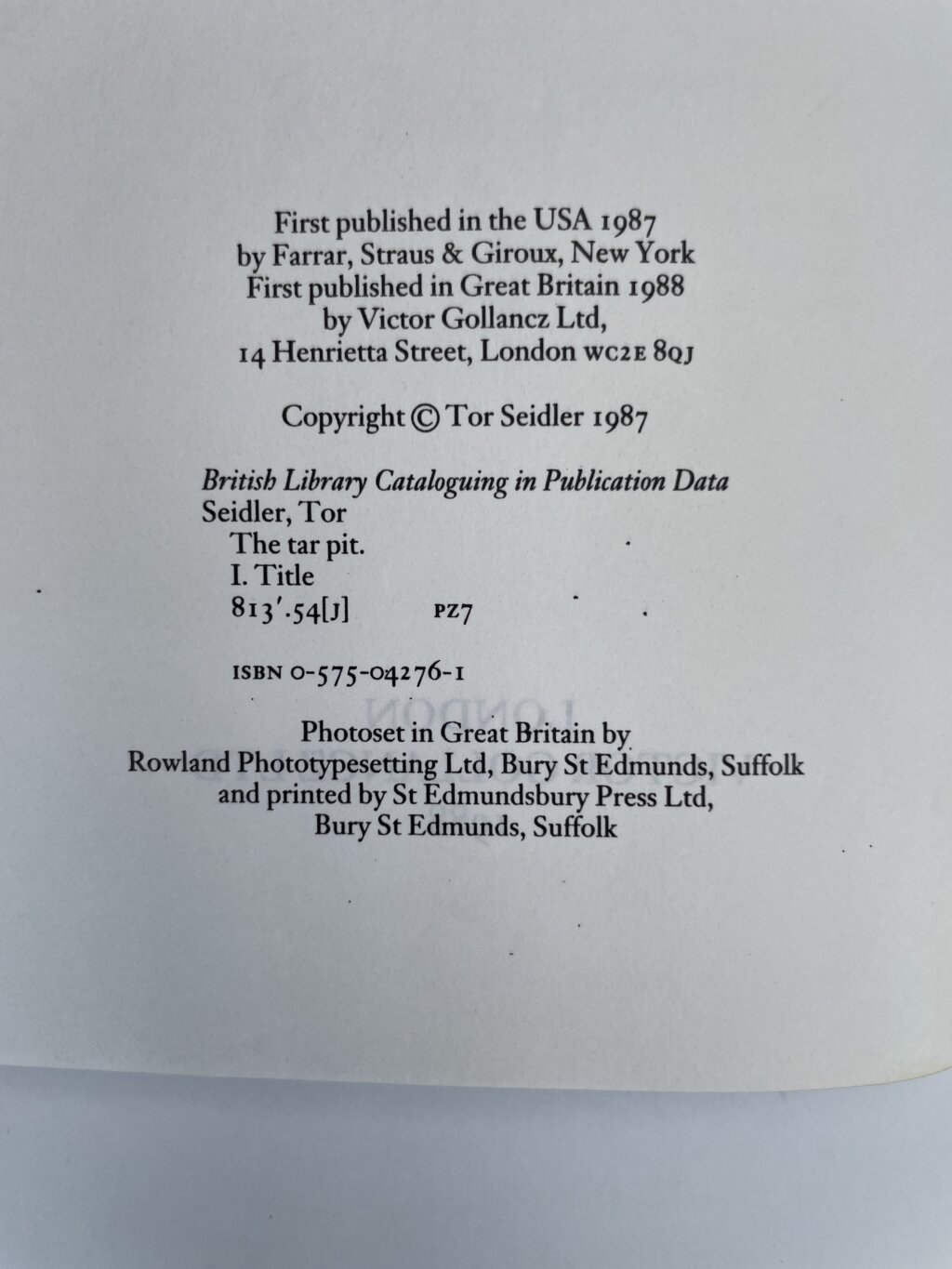 tor seidler the tar pit proof2