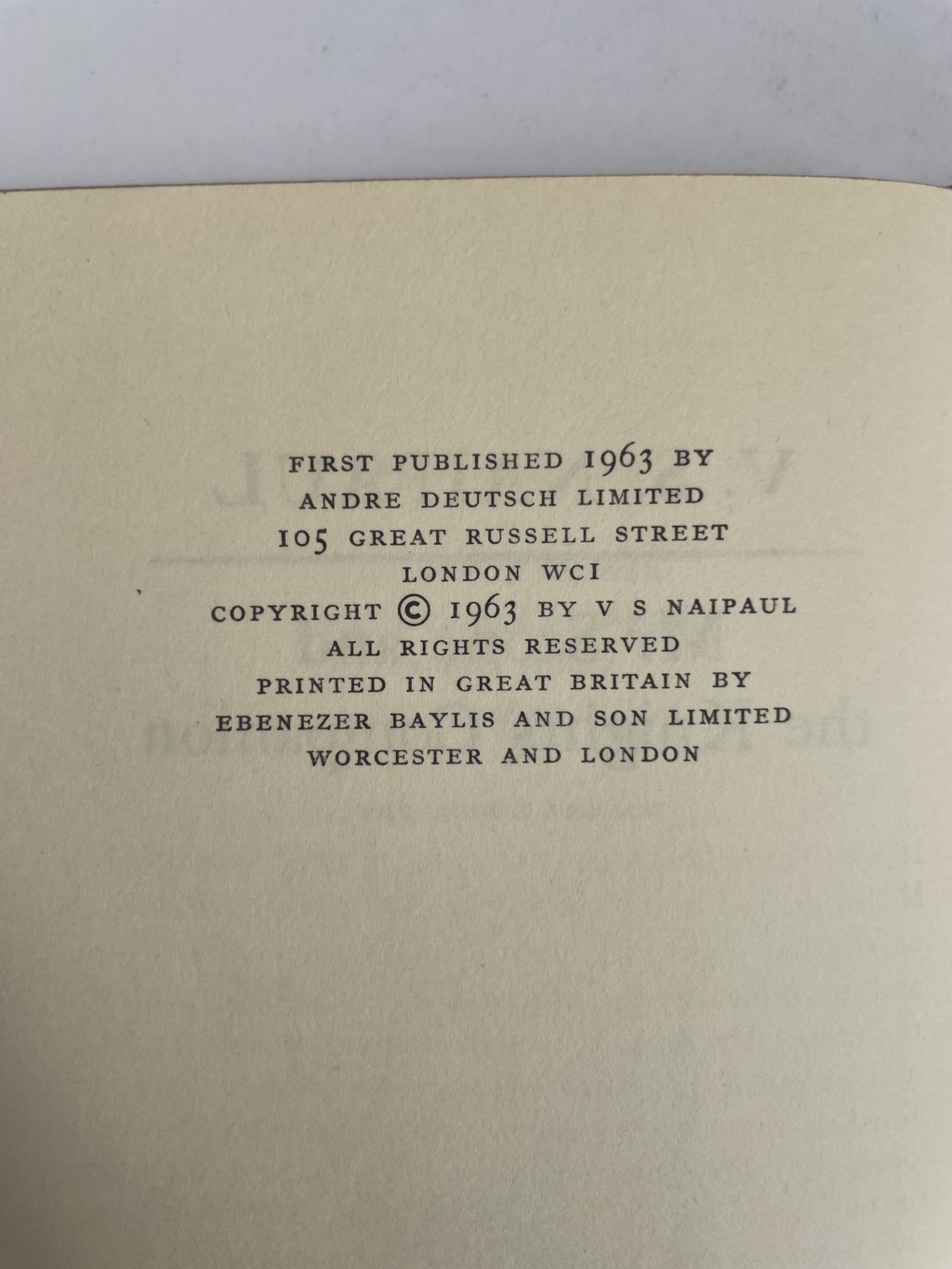vs naipaul mr stone and the knights companion first ed2