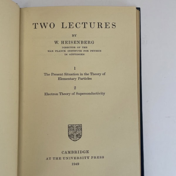 w heinsenberg two lectures first3