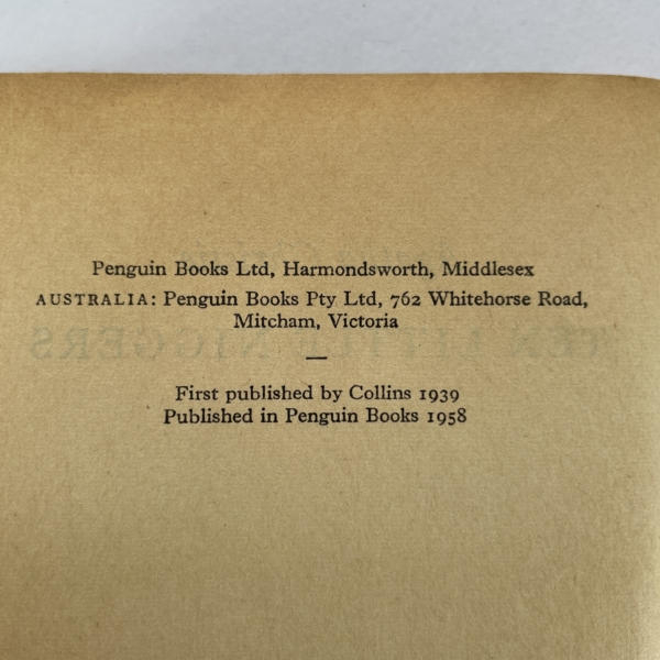 agatha christie 10 little first ed2