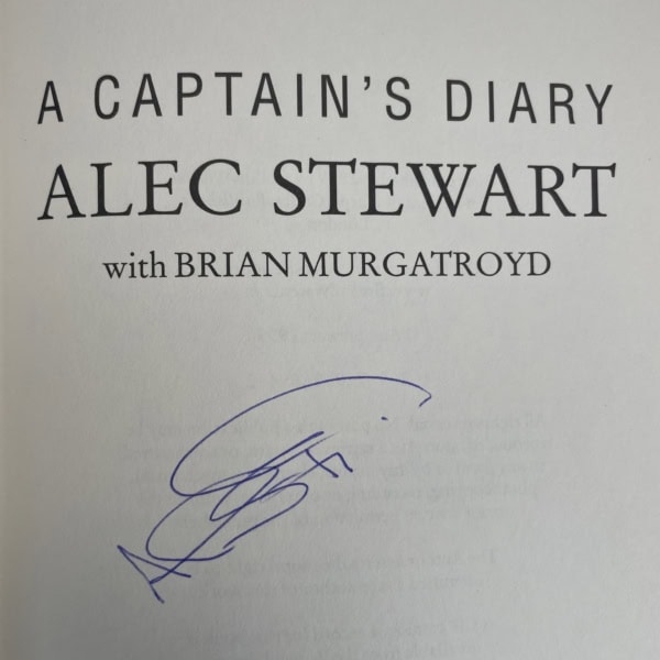 alec stewart a captains diary signed first2