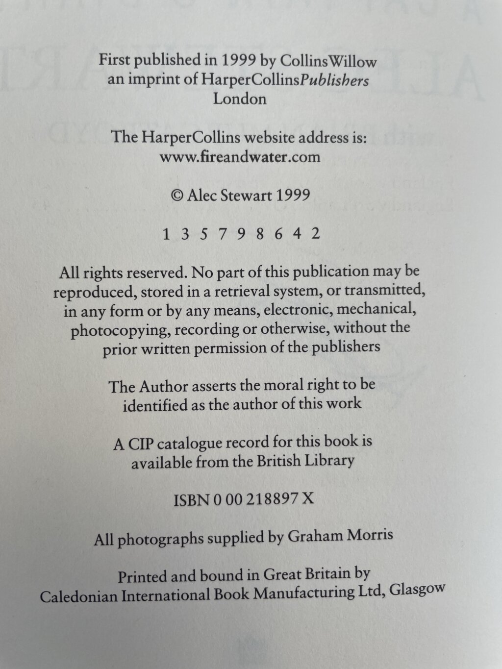 alec stewart a captains diary signed first3