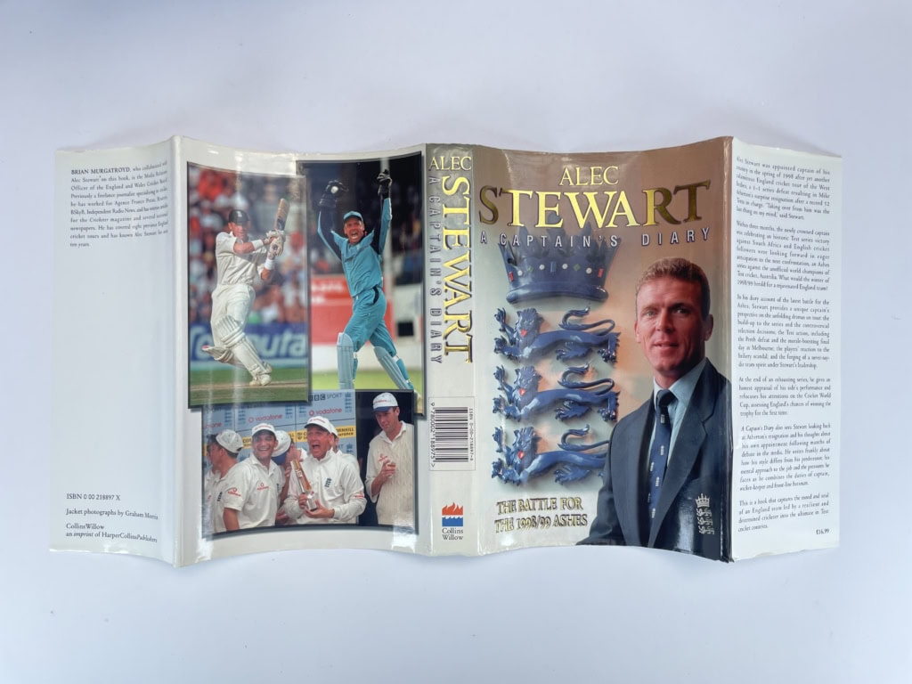 alec stewart a captains diary signed first5