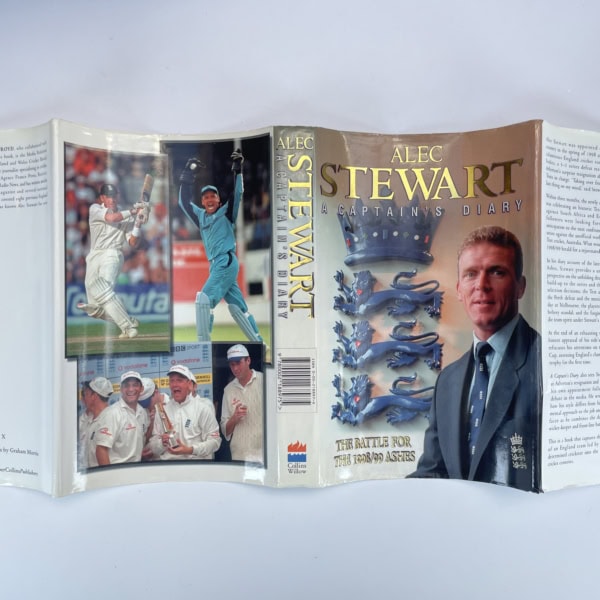 alec stewart a captains diary signed first5