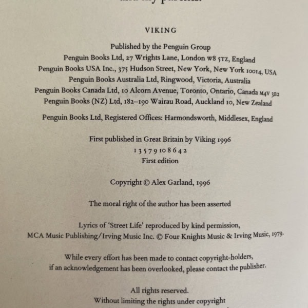 alex garland the beach first 2