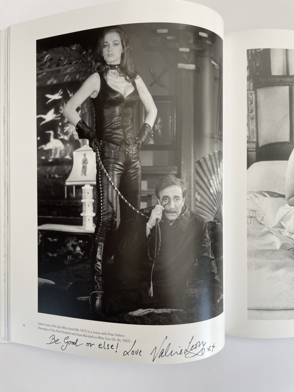 all about bond signed first valerie leon 3