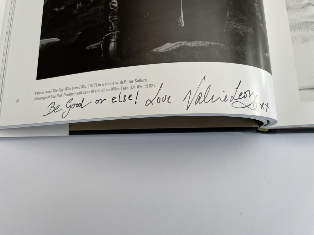 all about bond signed first valerie leon 4