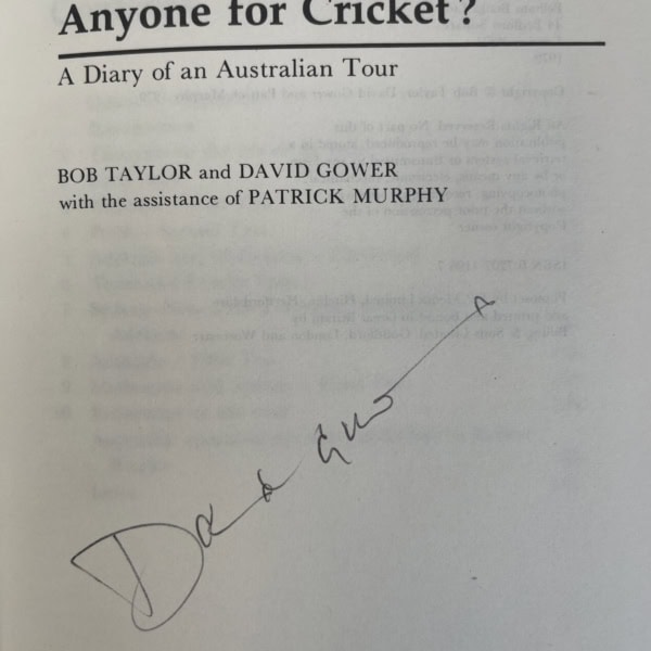 anyone for cricket signed first2