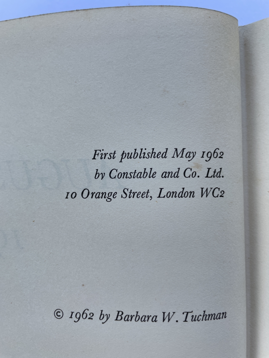 barbara tuchman august 1914 first2