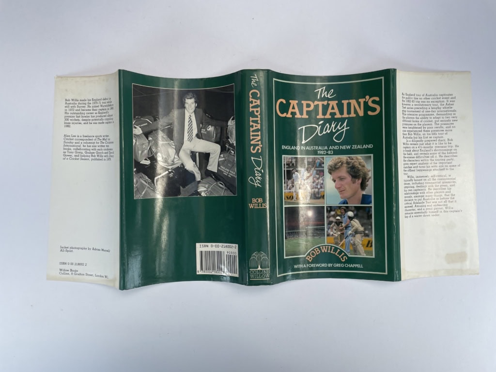 bob willis the captains diary aus nz signed5