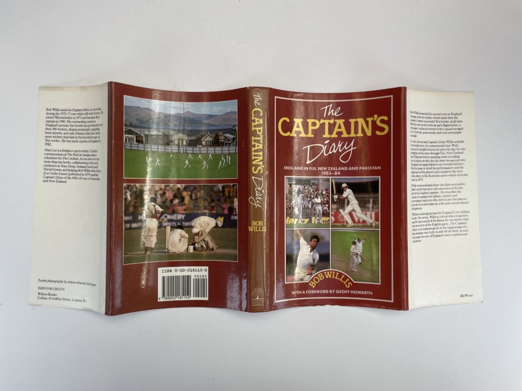 bob willis the captains diary fiji nz pak signed5