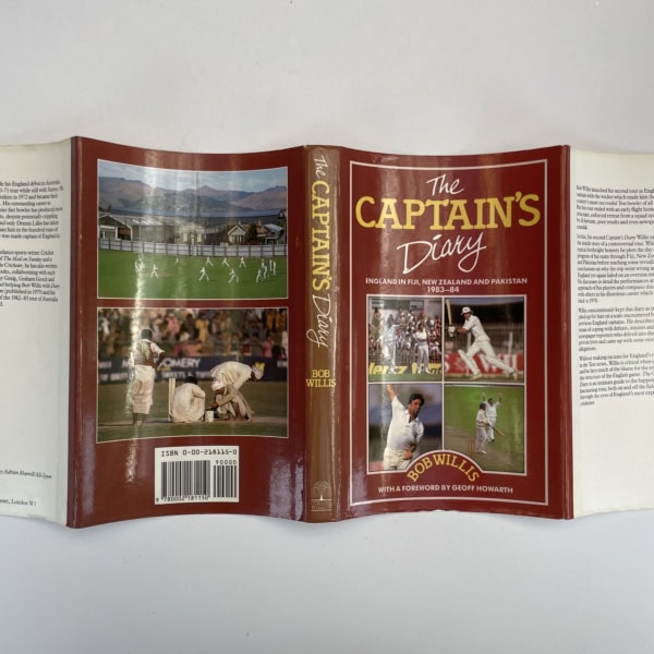 bob willis the captains diary fiji nz pak signed5