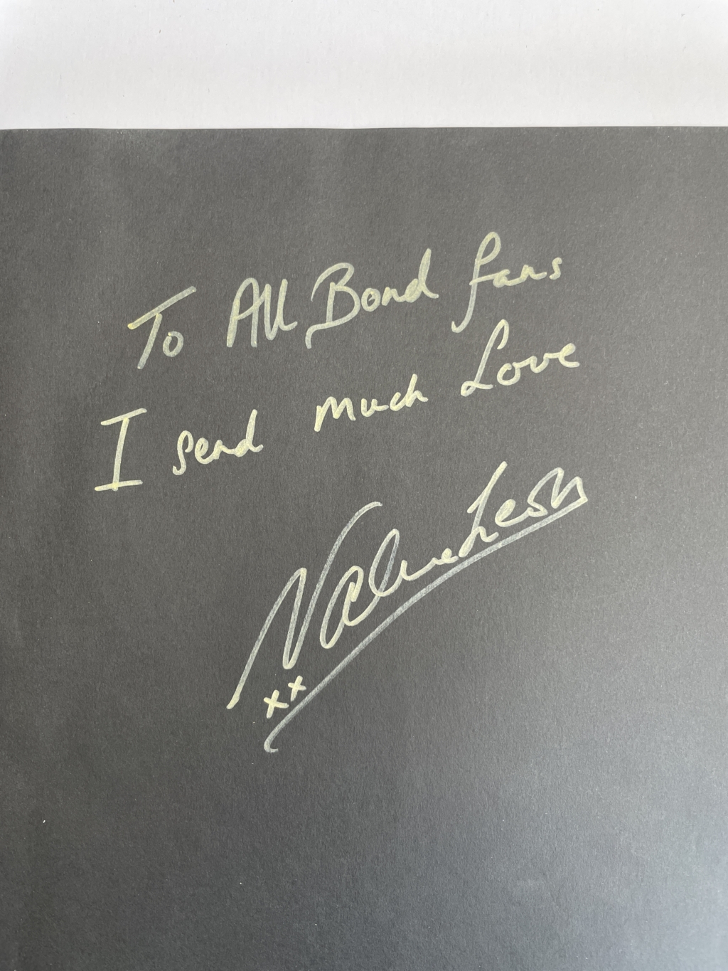 bond grils forever signed valerie leon first 2