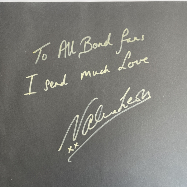 bond grils forever signed valerie leon first 2