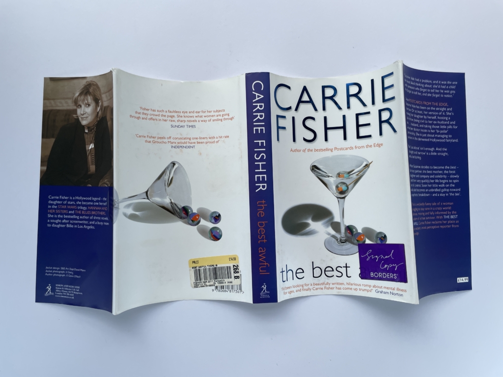 carrie fisher the best awful signed first 5