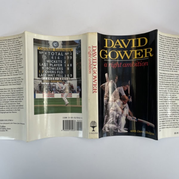 david gower a right ambition signed first5
