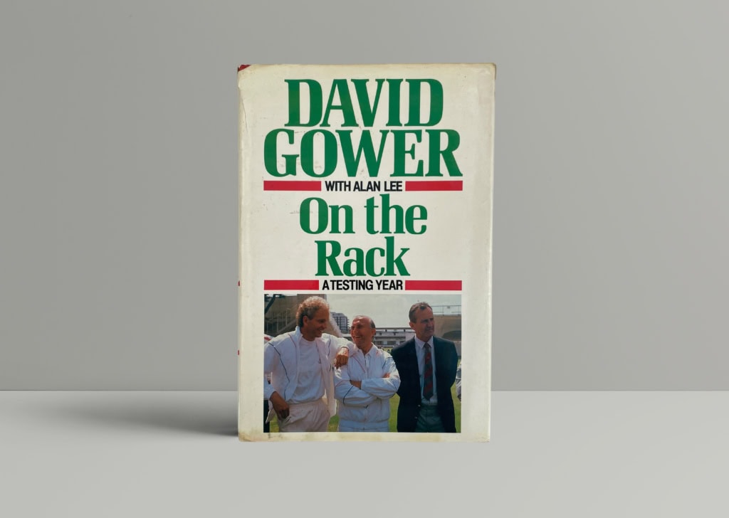 david gower on the rack signed first 1