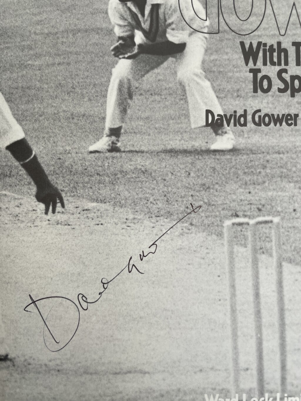 david gower with time to spare siogned first 2