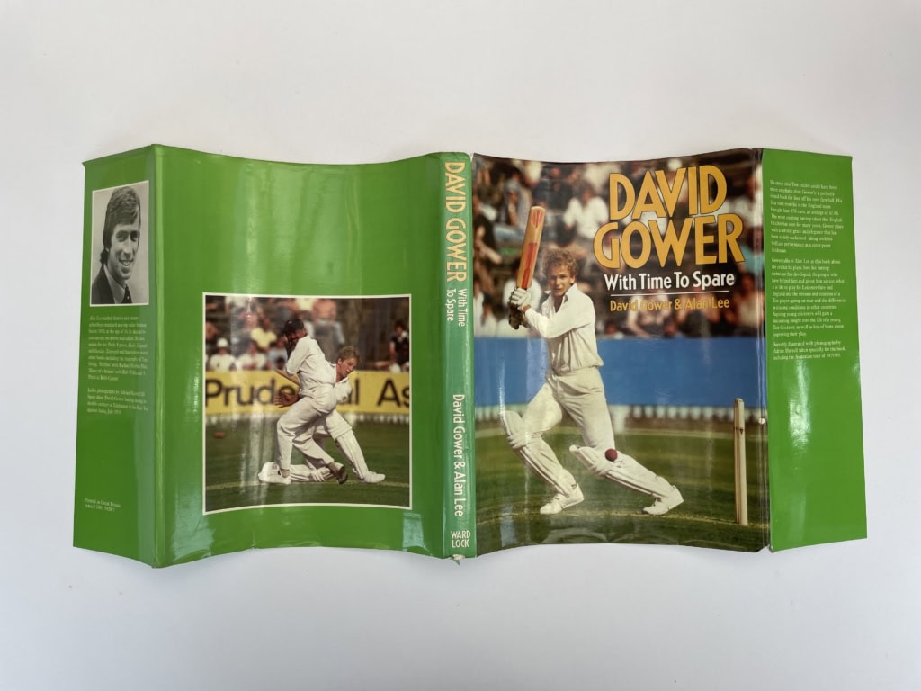david gower with time to spare siogned first 5