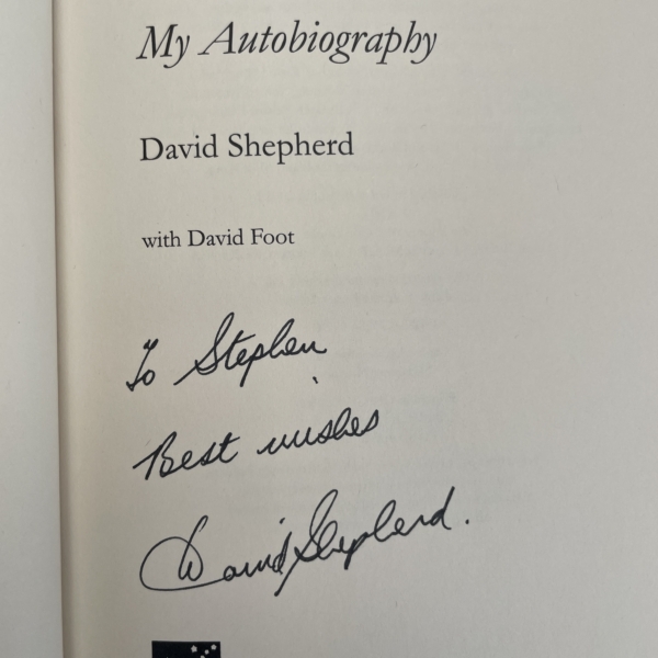 david shepherd shep signed first2
