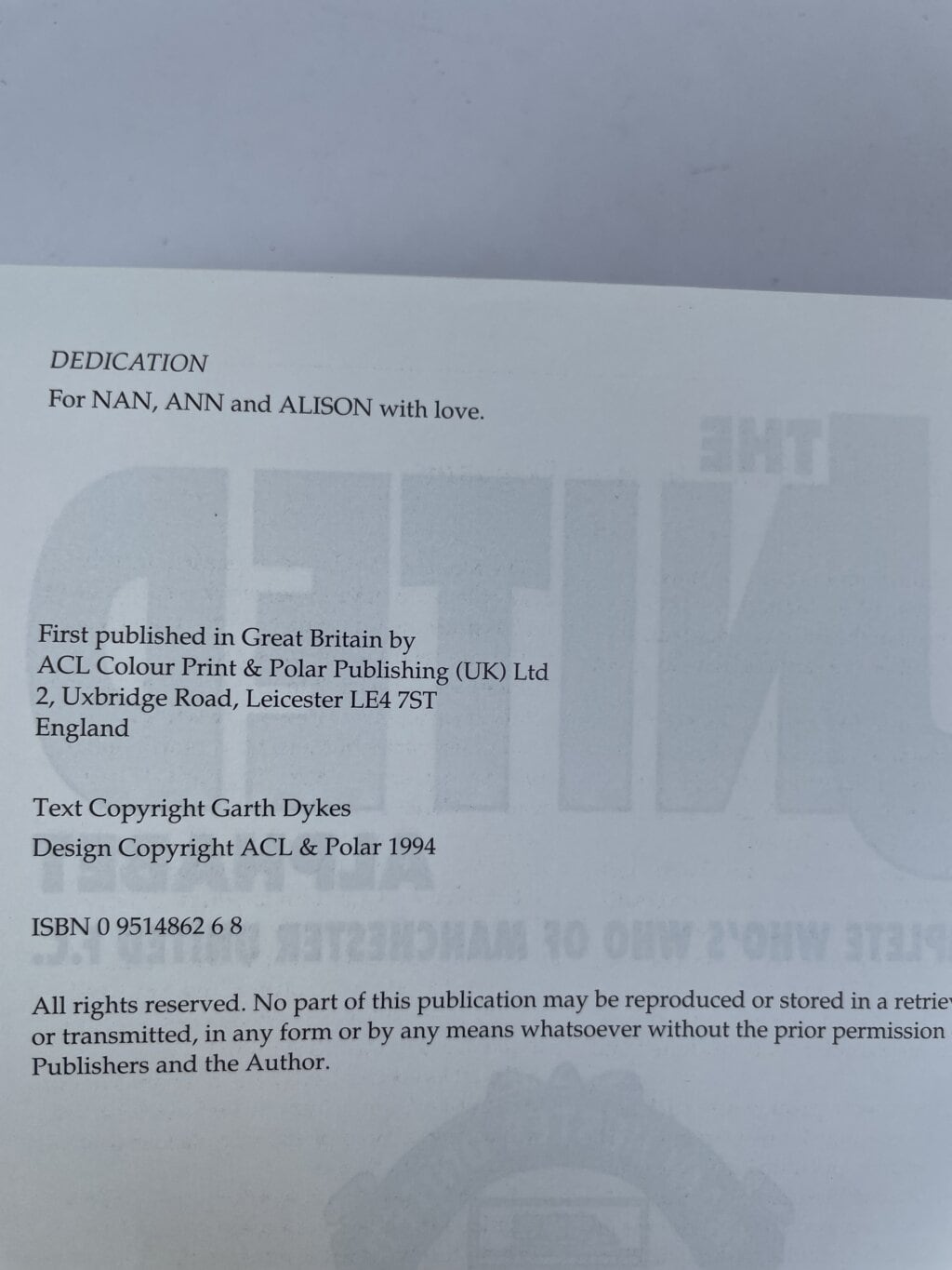 denis irwin the united alphabet signed first3