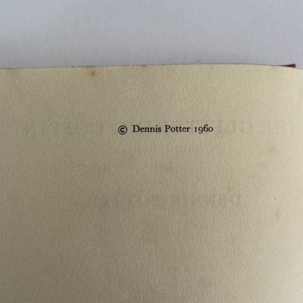 dennis potter the glittering coffin first ed3