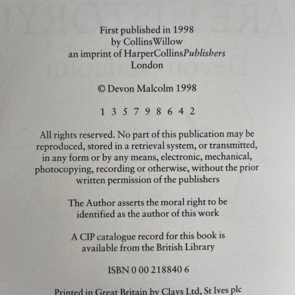 devon malcolm you guys are history signed first ed3