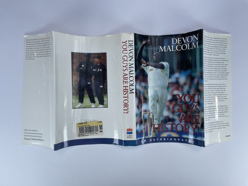 devon malcolm you guys are history signed first ed5