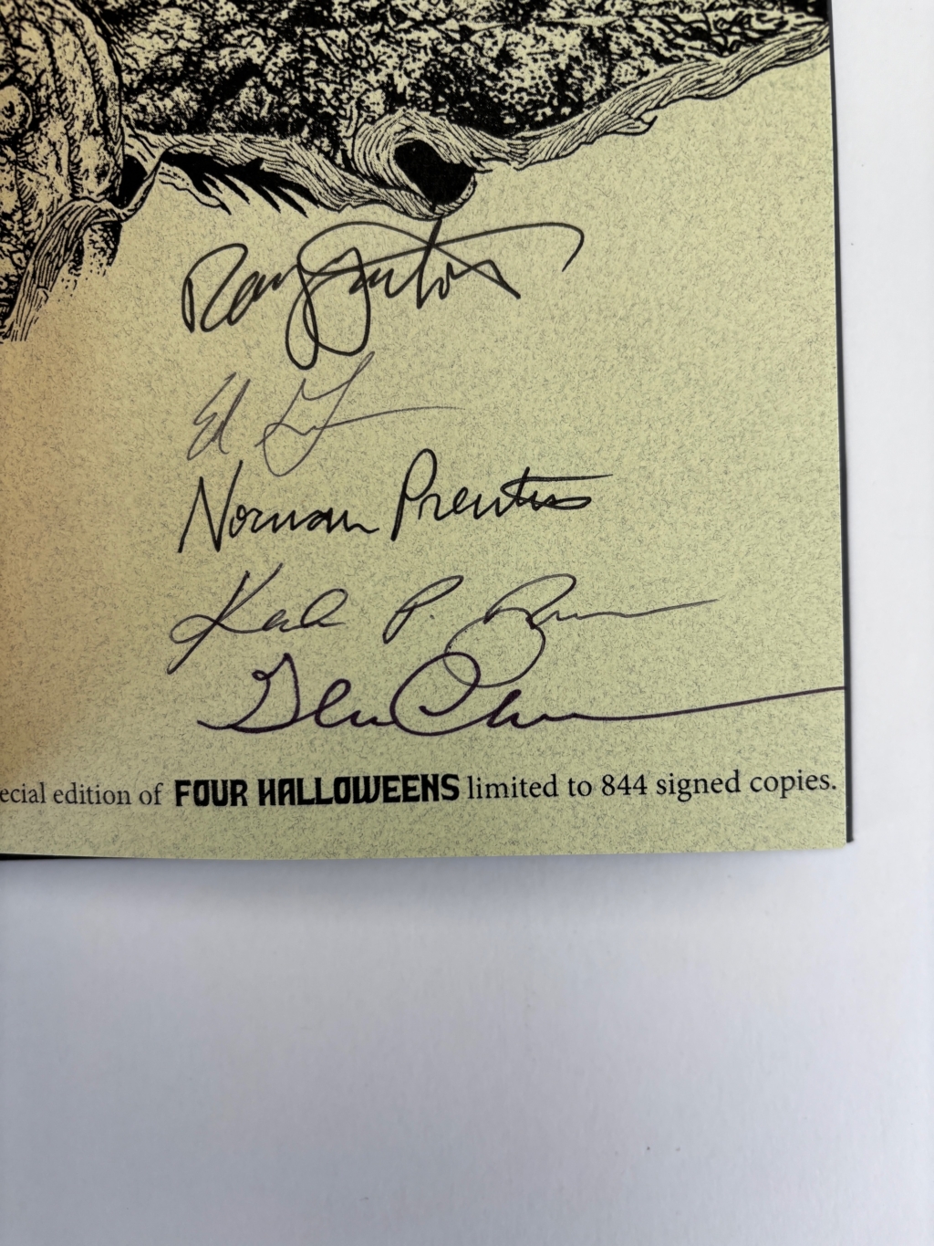 four halloweens multi signed first2