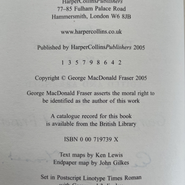 george m fraser flashman on the march signed first 3