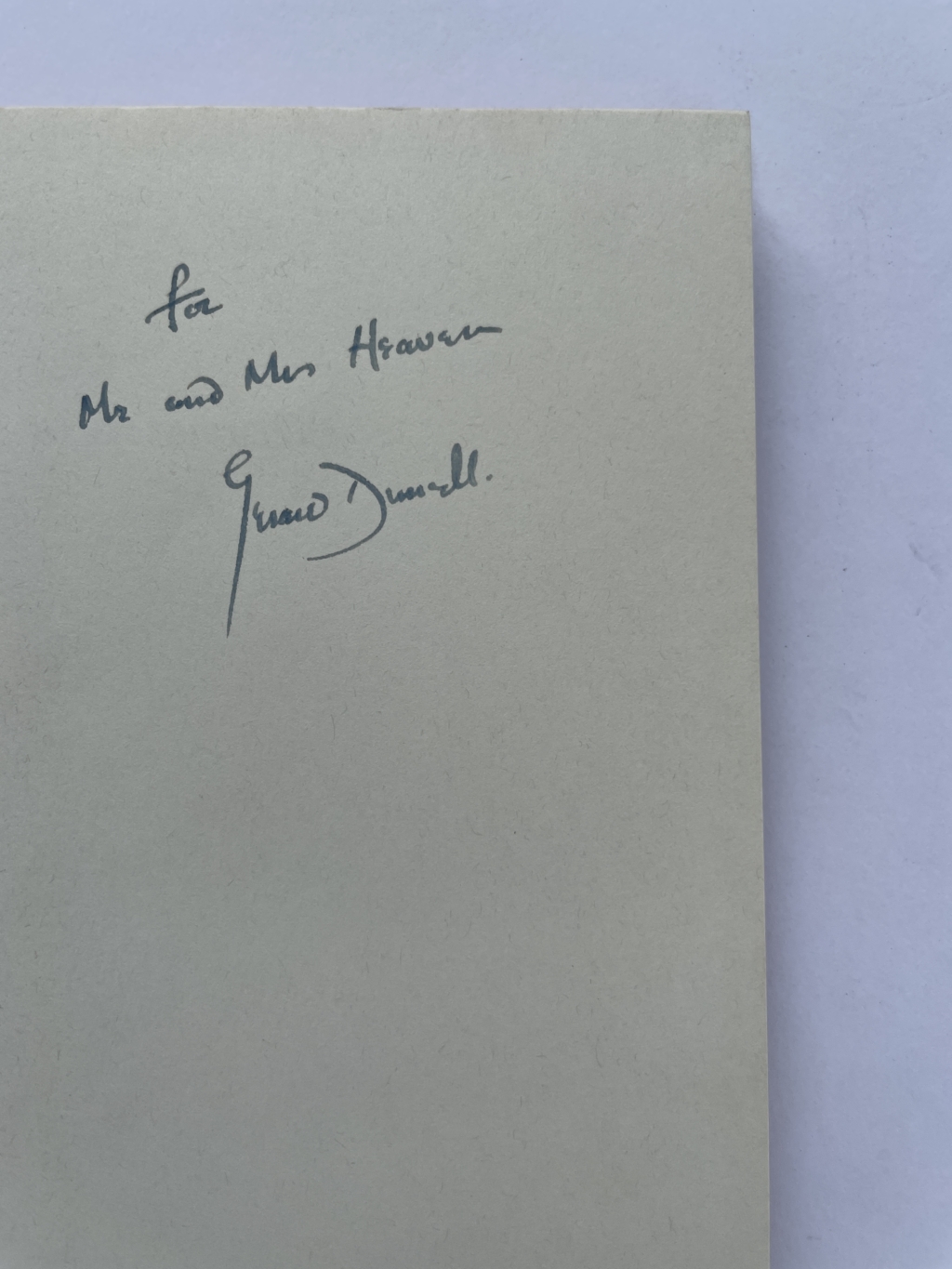 gerald durrell menagerie manor signed first 2