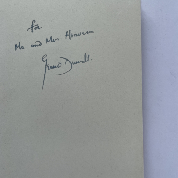 gerald durrell menagerie manor signed first 2